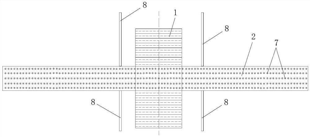 Construction method for demolition of existing line arch bridge with upper span