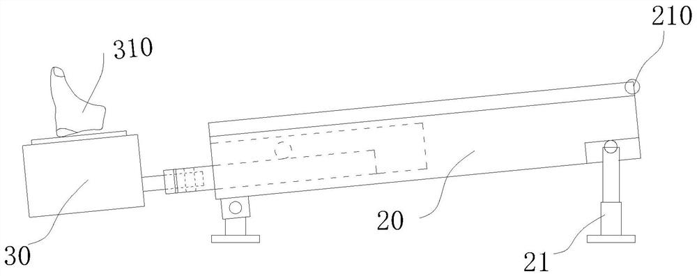 First-aid reduction device for open tibia fracture