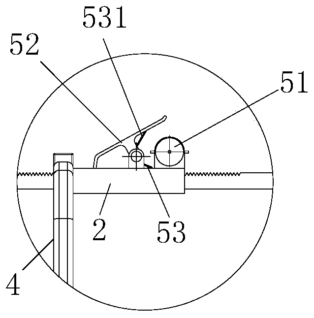 A distractor for intervertebral implant implantation