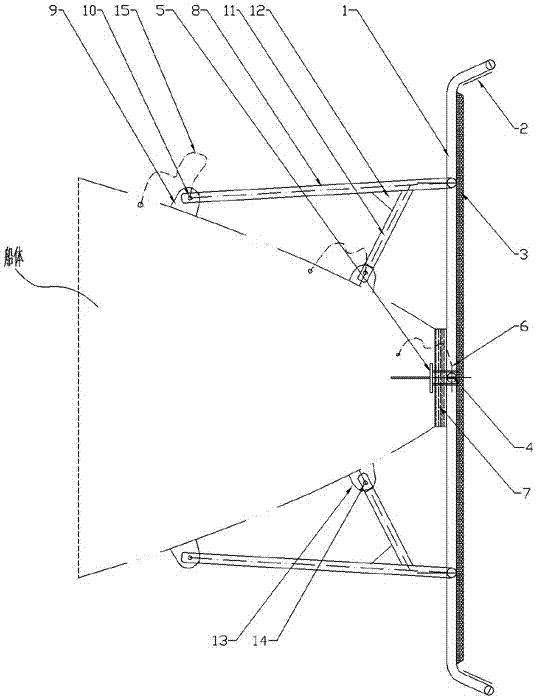 Detachable cleaning device for ship