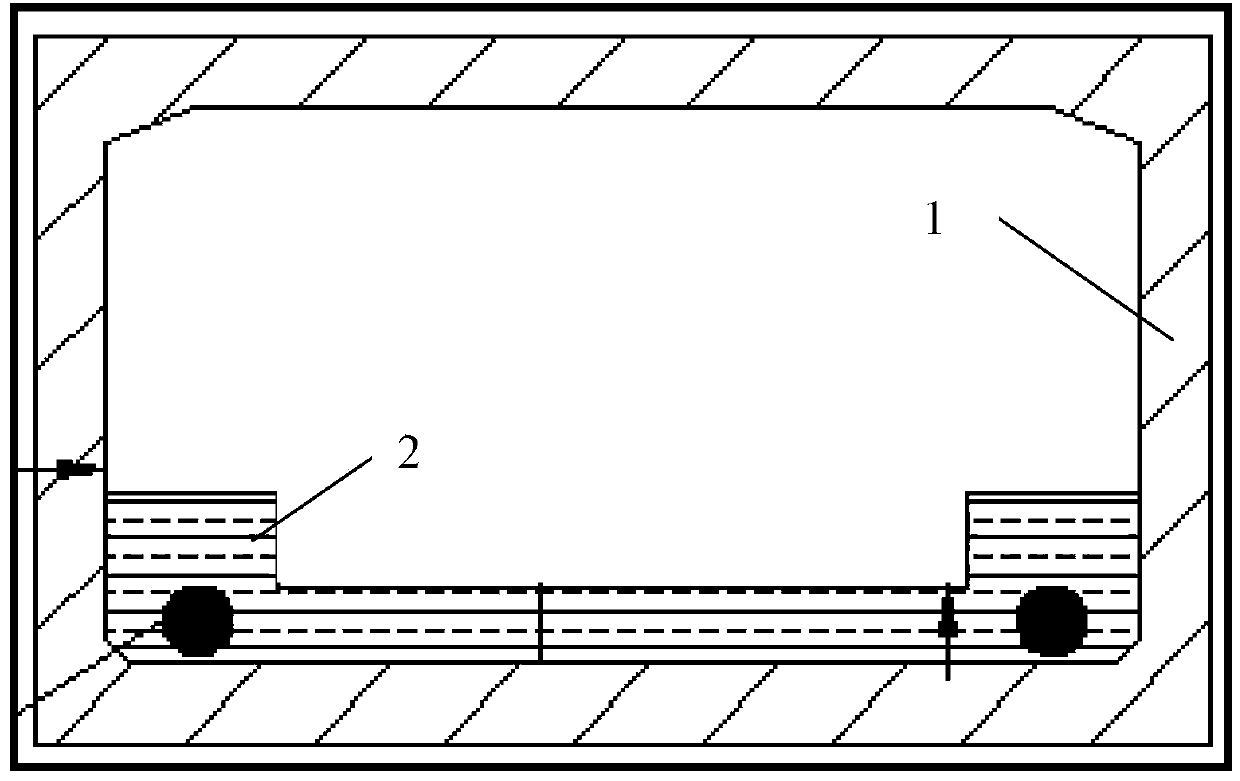 Old frame bridge dismantling method in new-old frame bridge replacing process