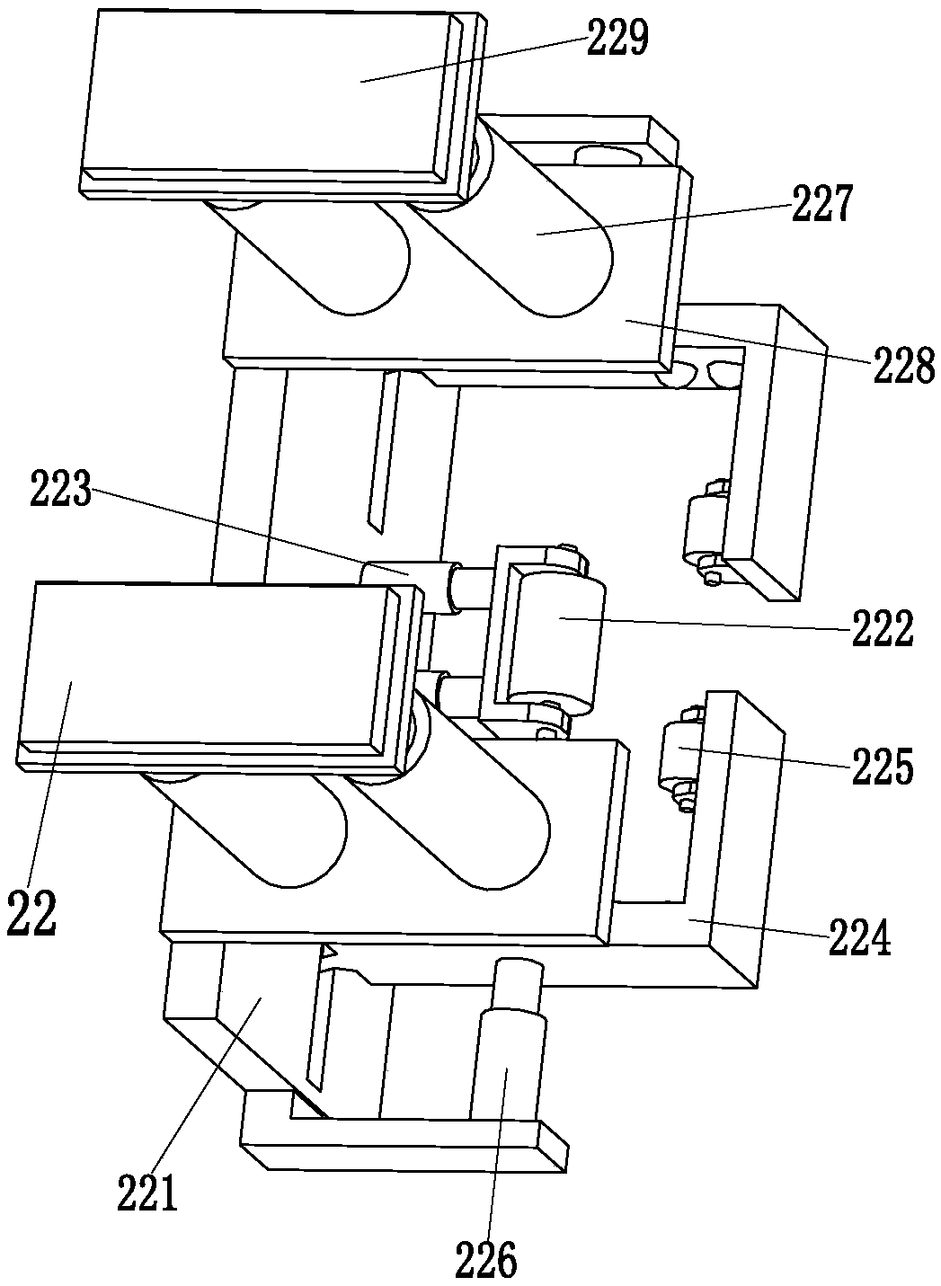 Multi-angle automatic steel structure placing equipment