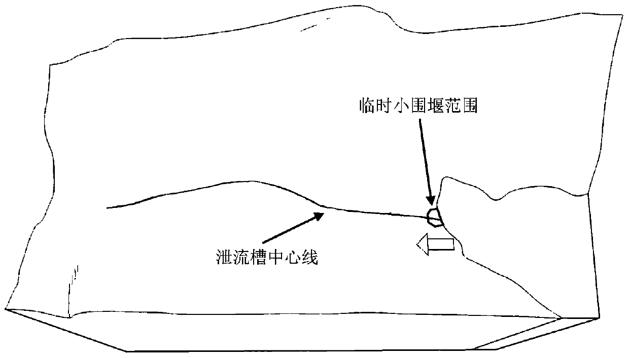 Transient excitation discharge method for barrier lake