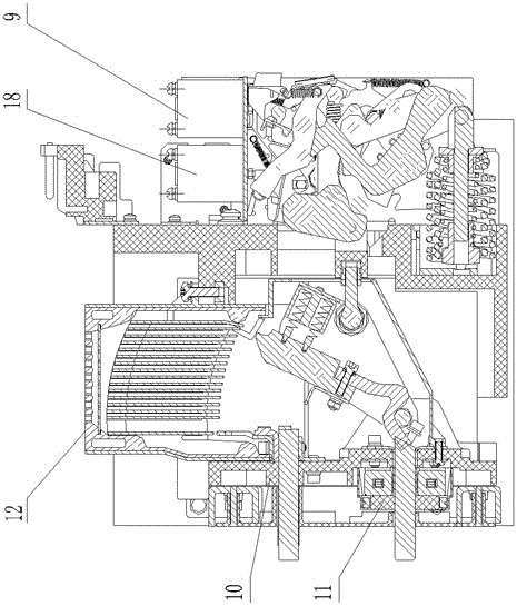 Air breaking mechanism integrating measurement and protection