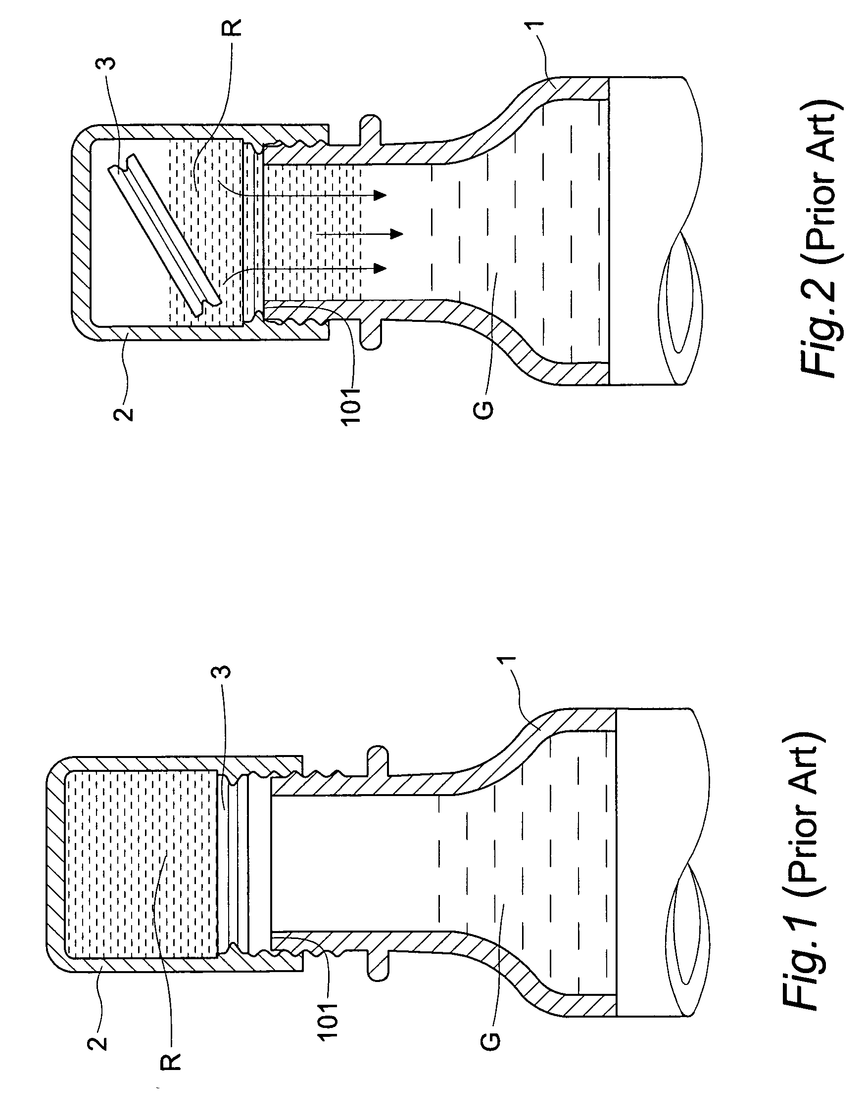 Container structure for contain different beverages