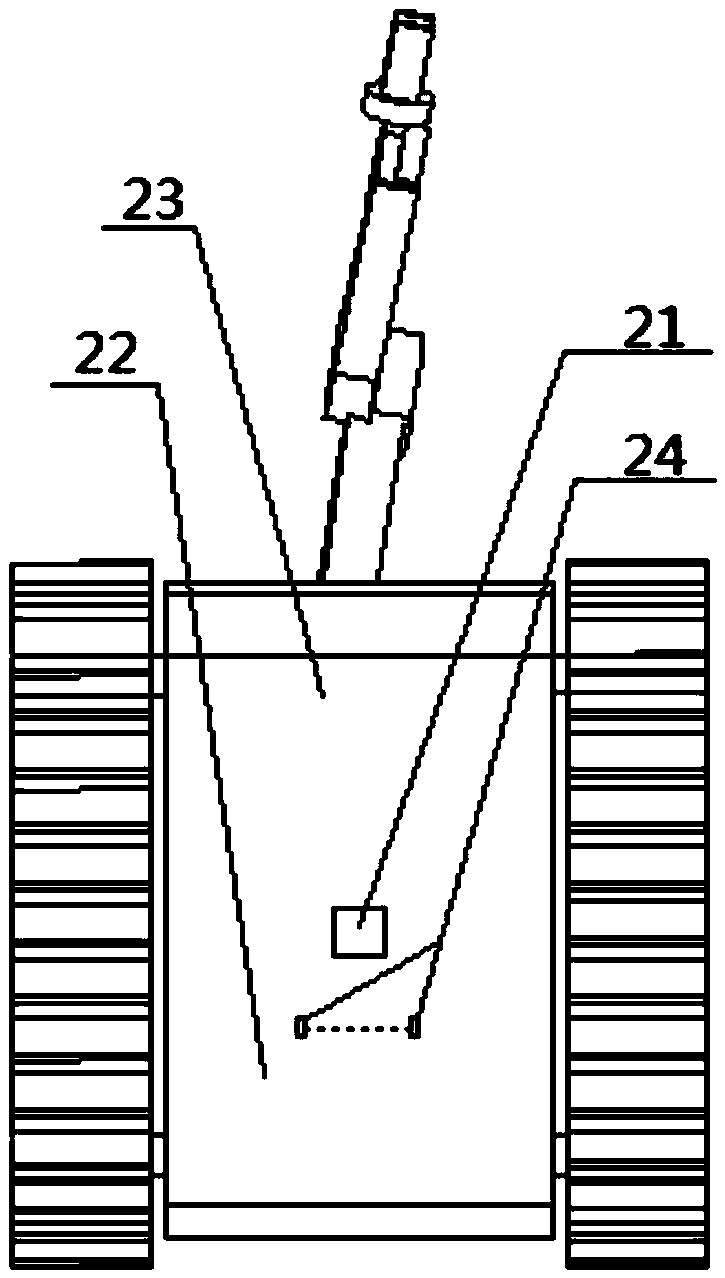 Transformer substation switch box operation mobile robot, working method and system