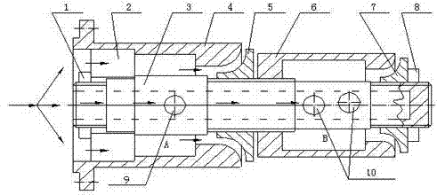 Concentric double-layer sprayer