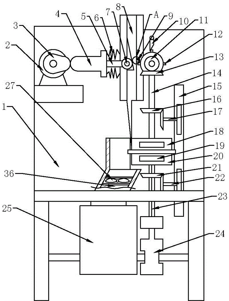 Plastic packaging bag cutting equipment