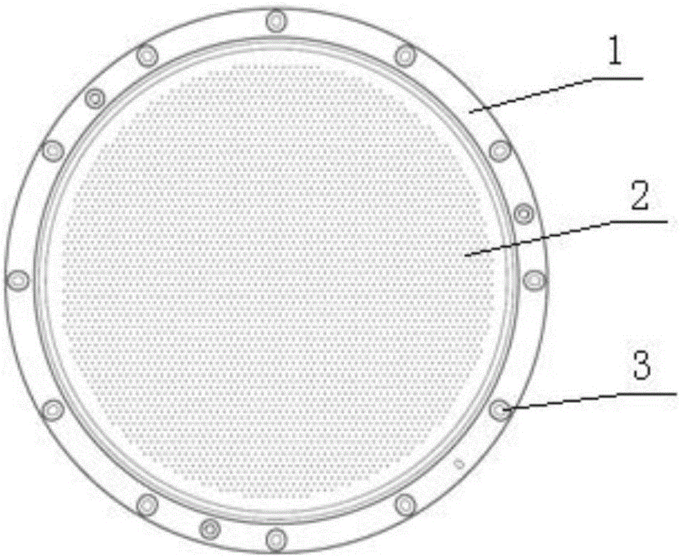 Straight-hole type spraying plate capable of preventing hollow cathode discharge