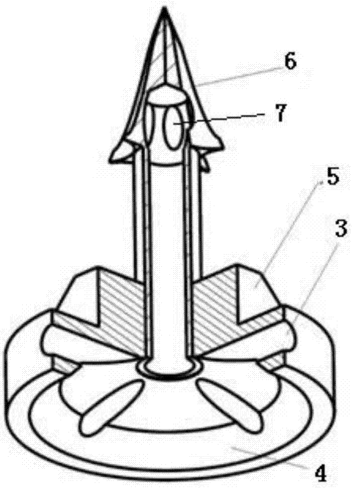 Net type tyre puncturing stopper