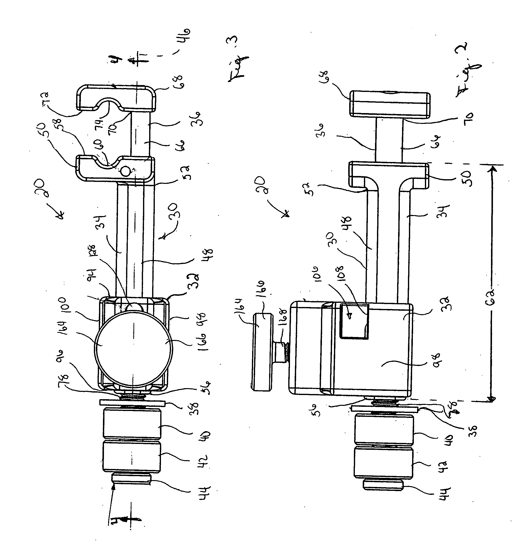 Adjustable humeral cutting guide