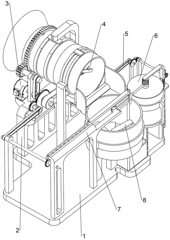 Agricultural hay cutting, stirring and fattening device