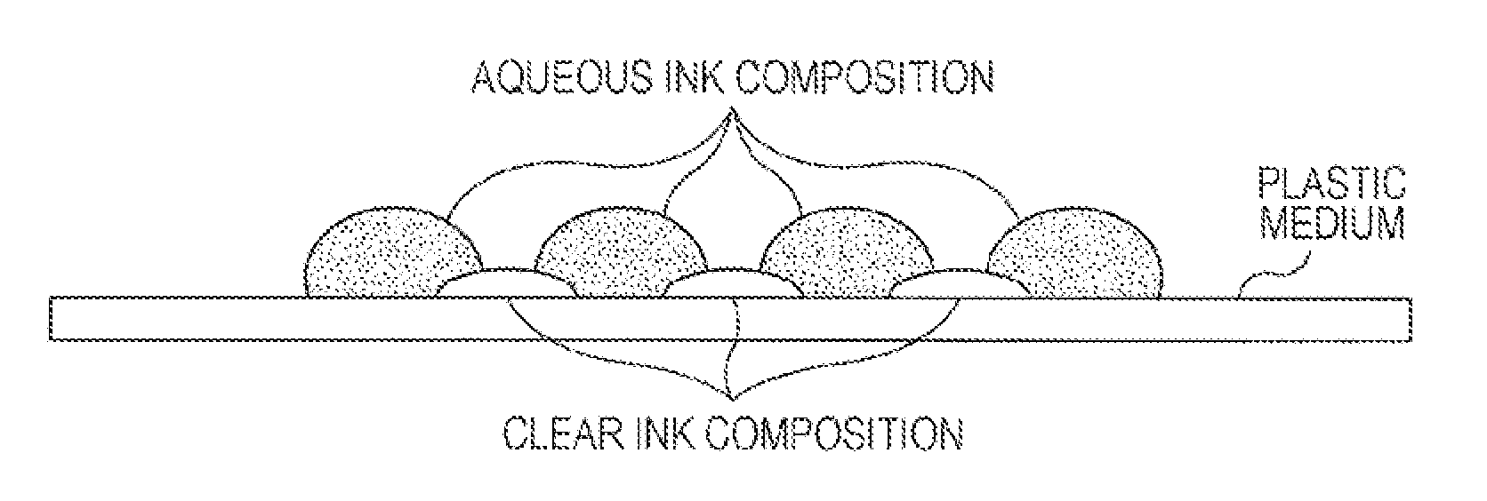 Ink jet recording method and recorded matter