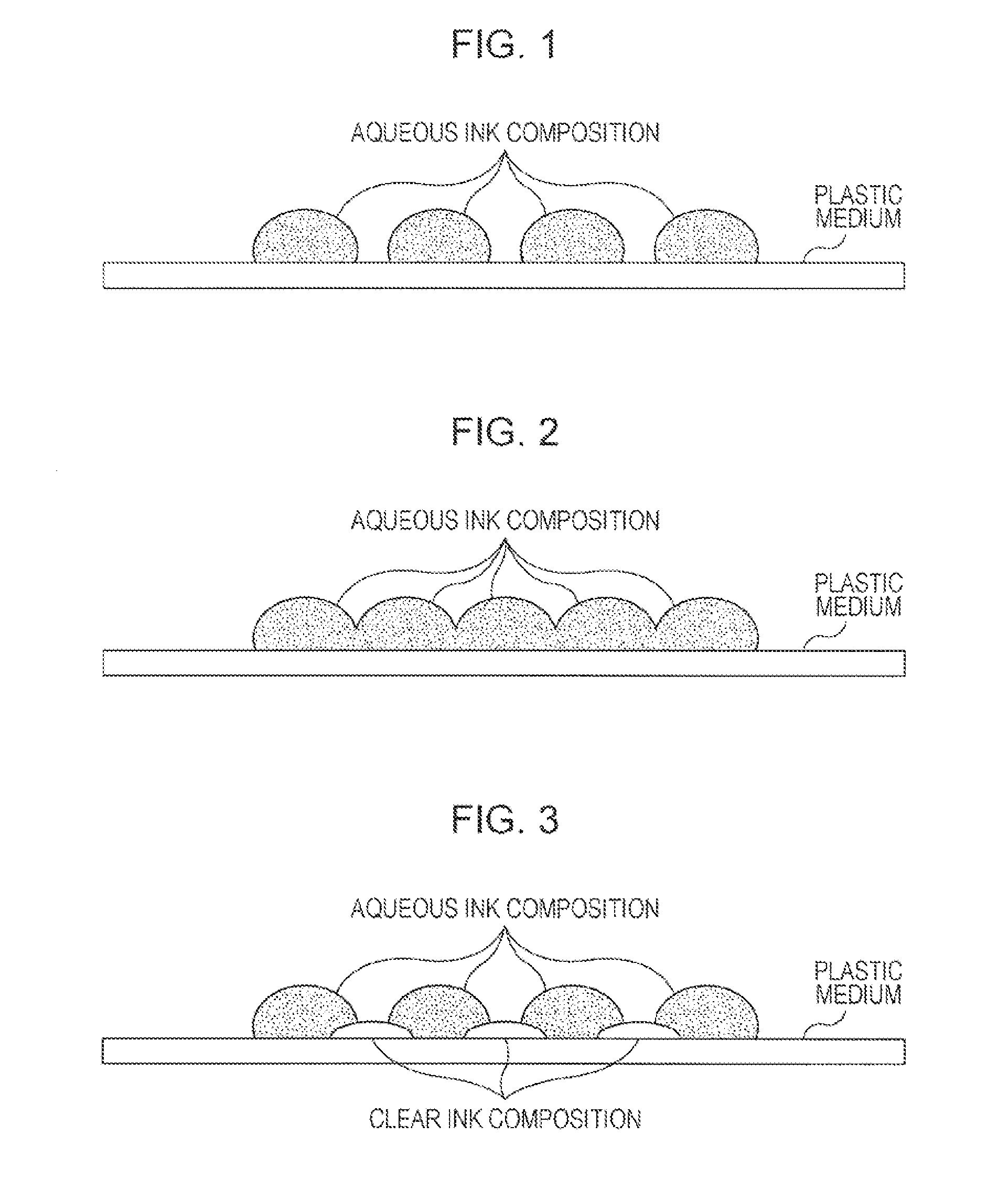 Ink jet recording method and recorded matter