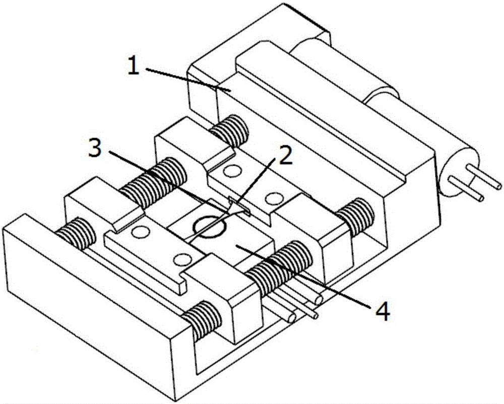 High-temperature mechanical property in-situ tension test system and method for small-sized monocrystalline silicon test piece