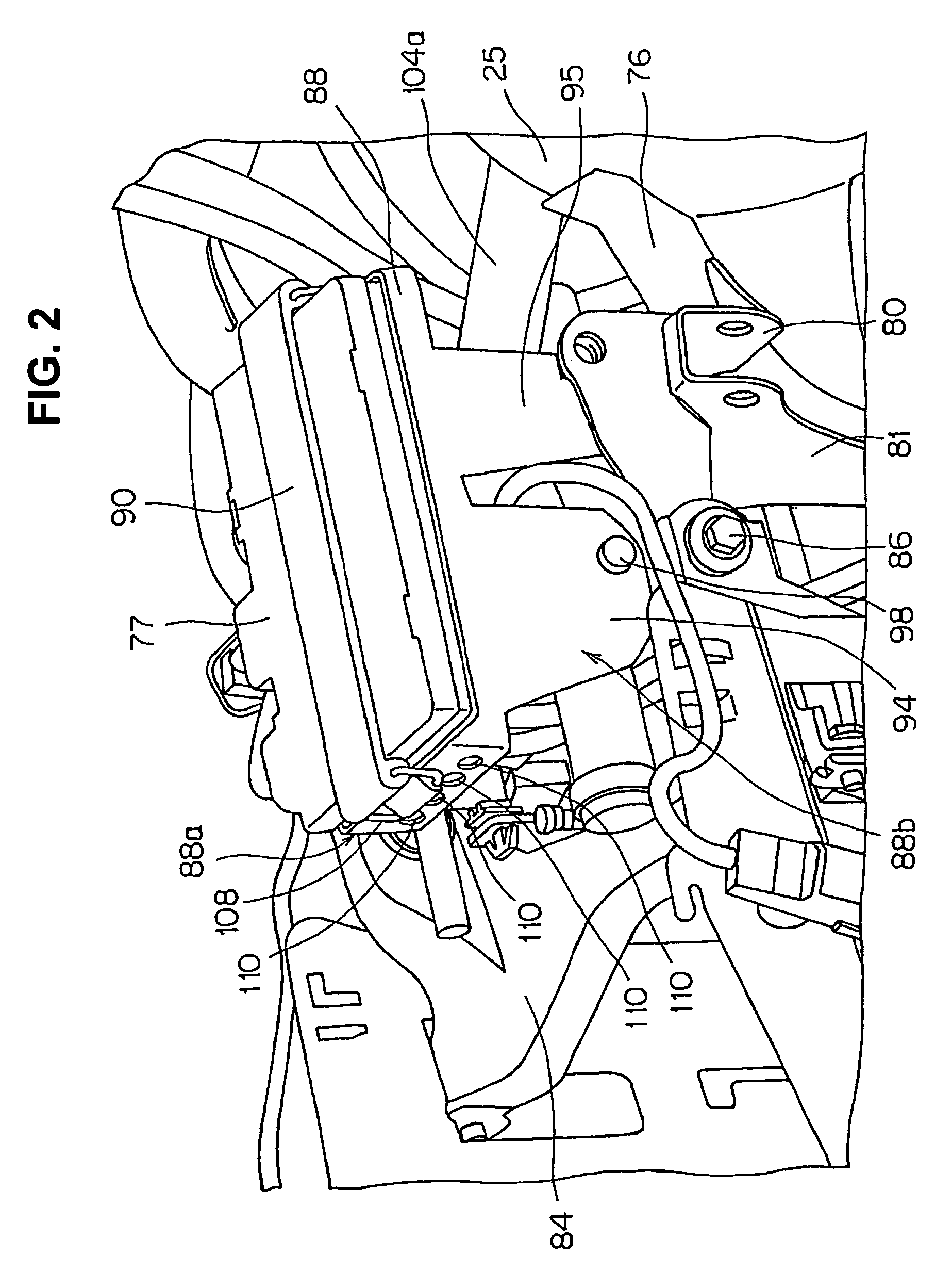 Saddle-type vehicle including front-end mounted radiator, controller case and controller heat shield