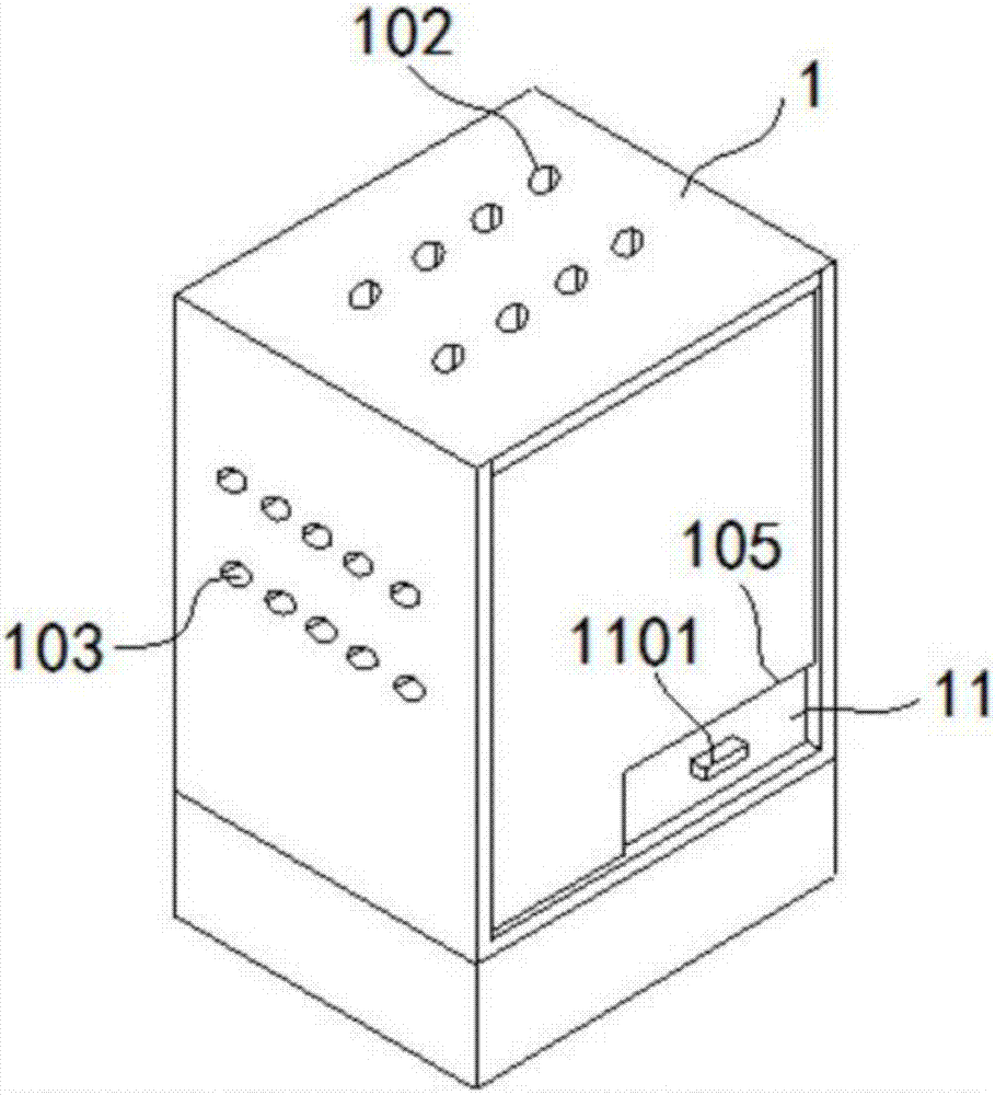 Working method of waste material clearing device