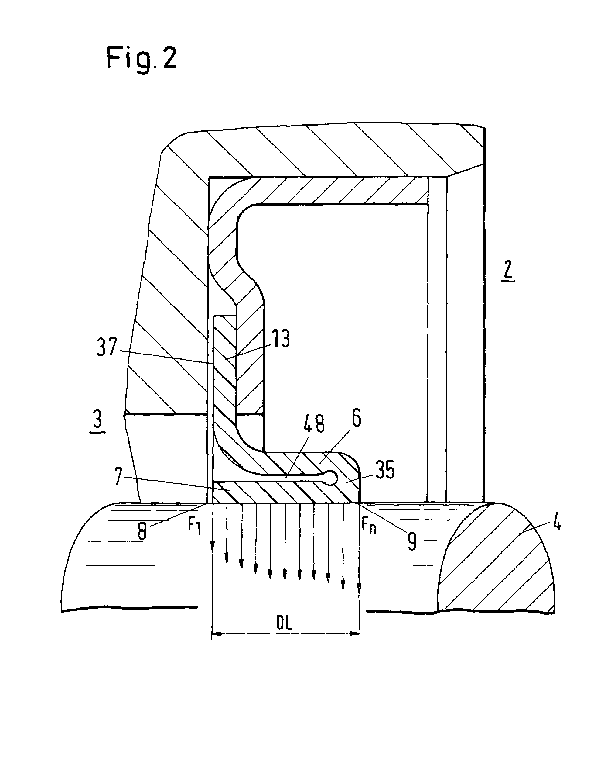 Sealing ring, especially radial shaft seal