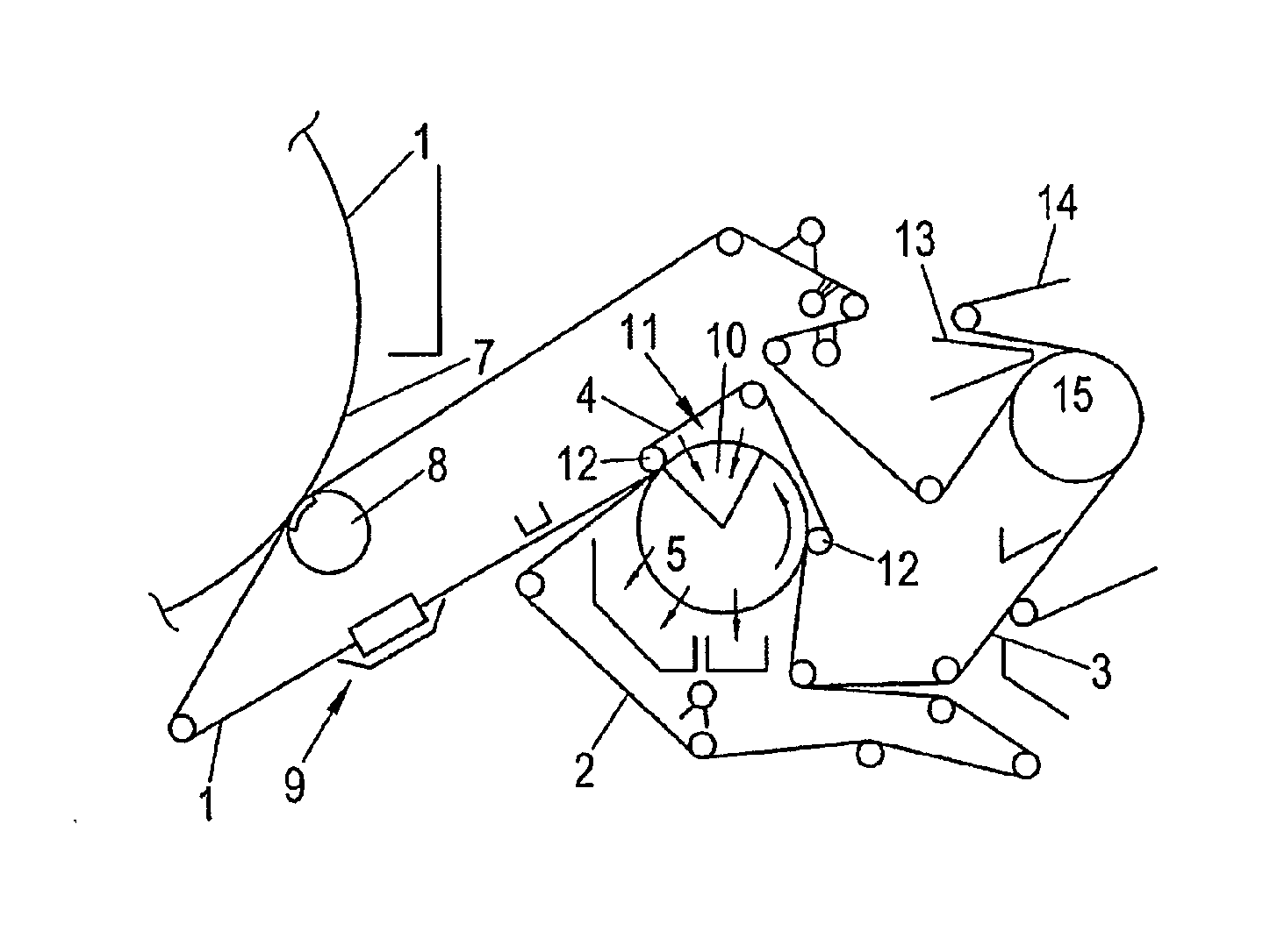 Process for producing tissue paper