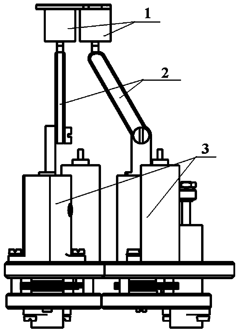 Miniature sonar two-degree-of-freedom servo mechanism based on crank and sliding block mechanism