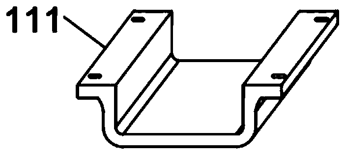 Transfer goods shelf for warehousing and processing equipment thereof