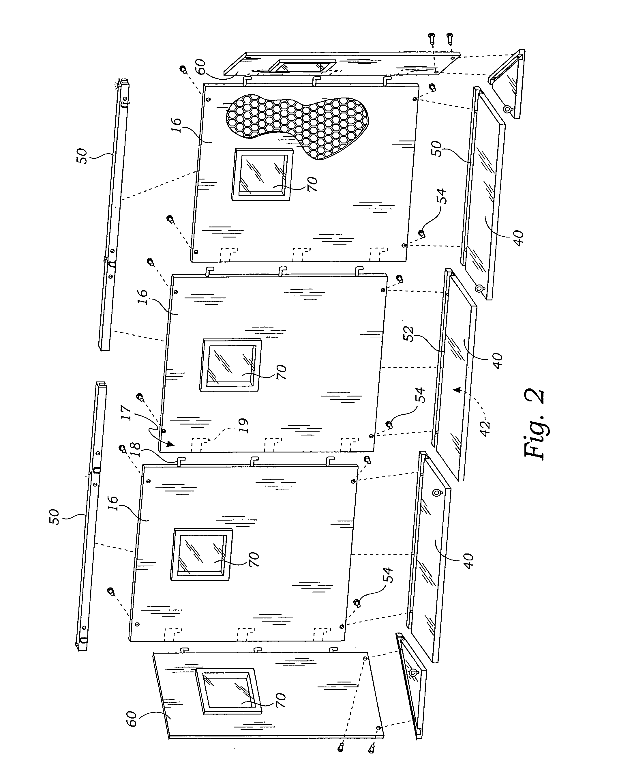 Modular, light weight, blast protective, check point structure