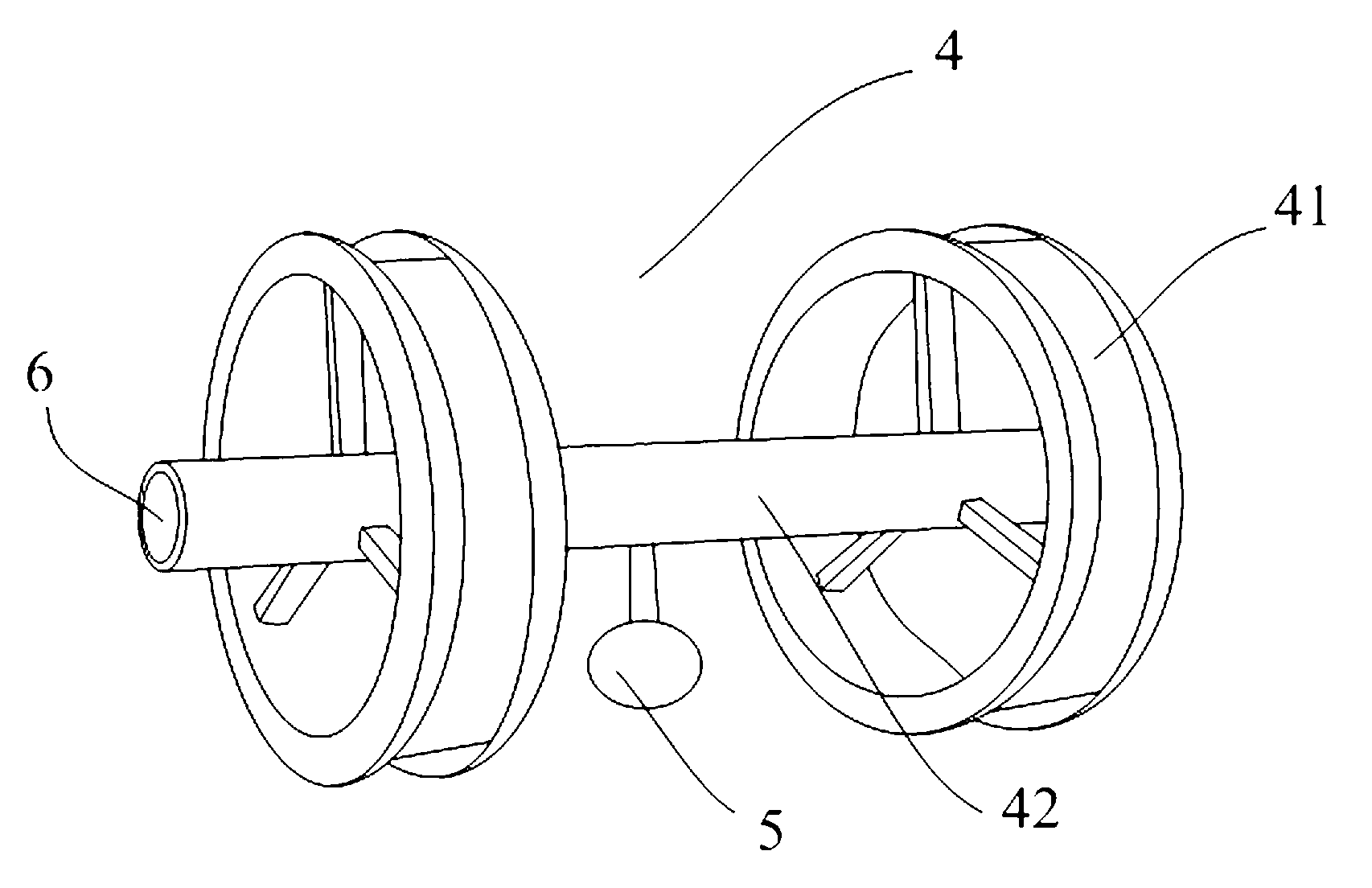 Detector for prestressed pipeline