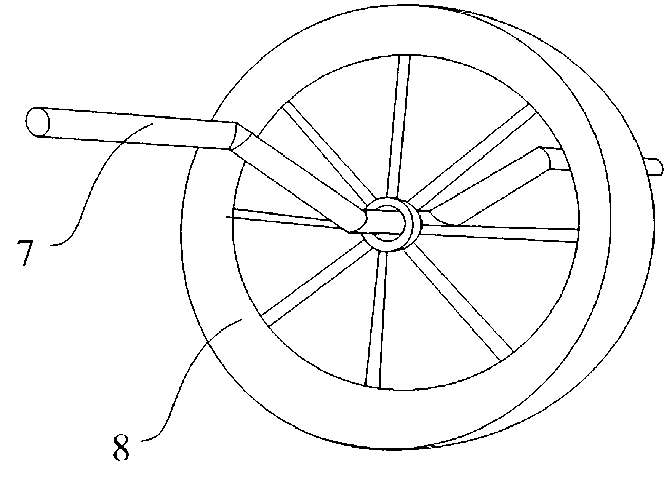 Detector for prestressed pipeline