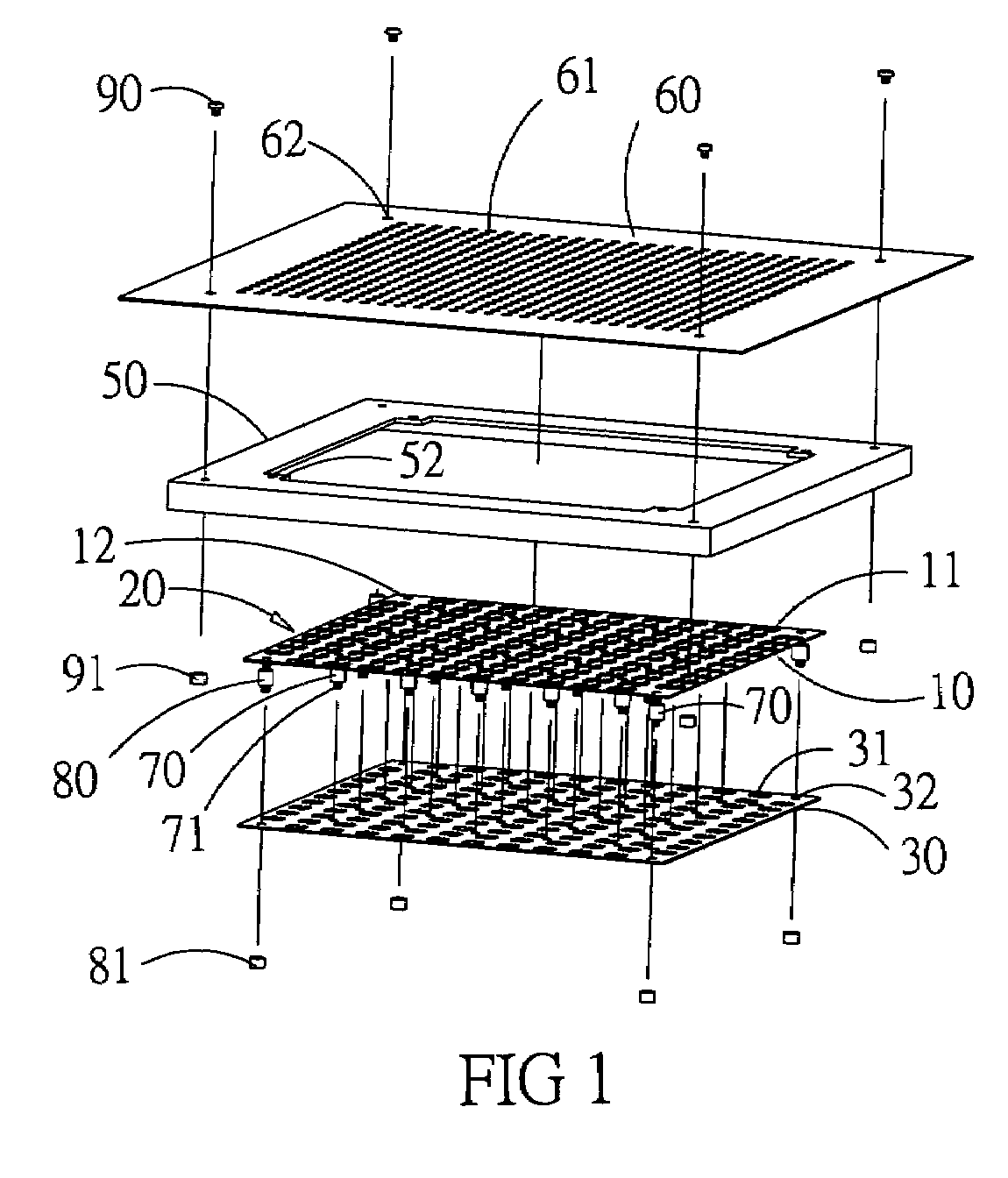 Planar electric precipitator