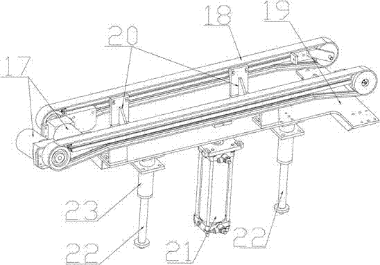 Conveying mechanism of automobile door