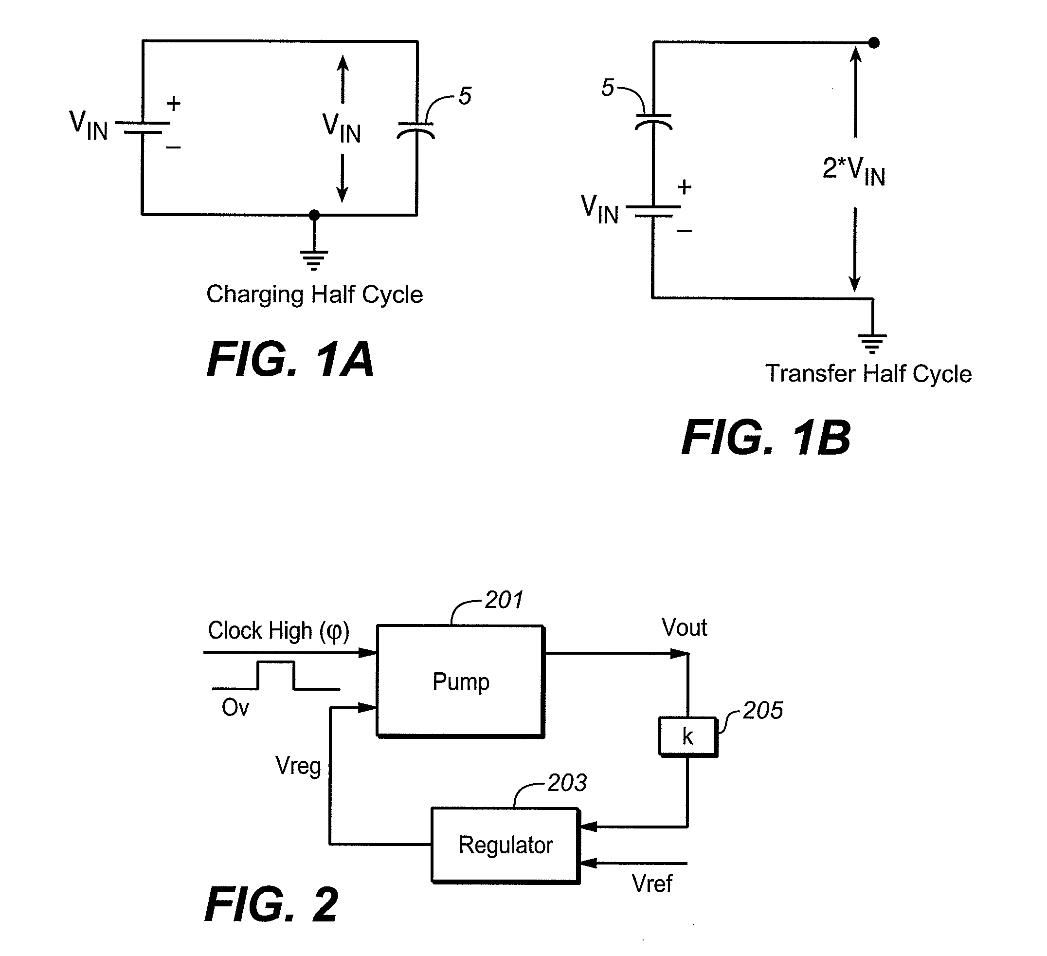 Bottom Plate Regulation of Charge Pumps