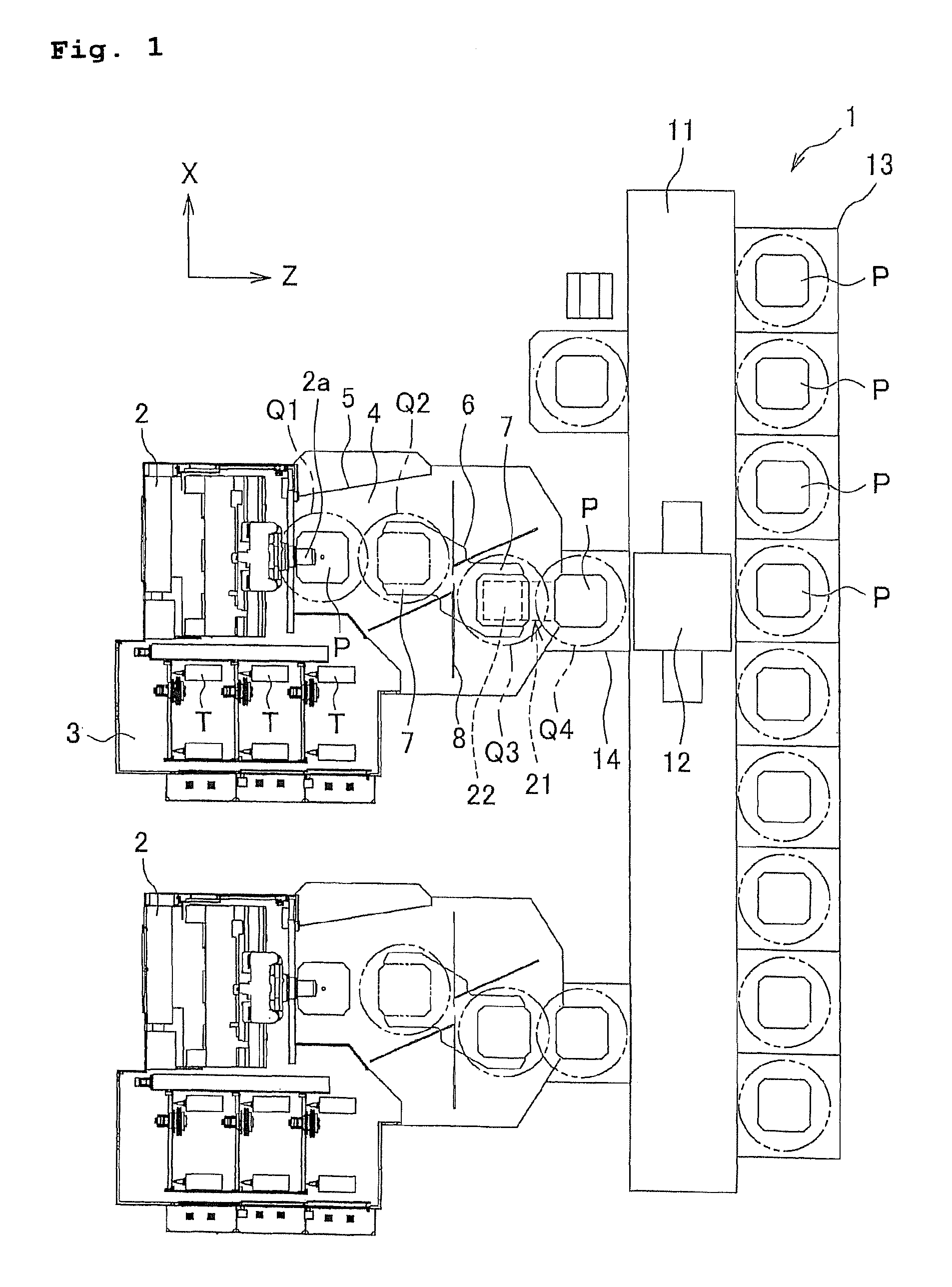 Pallet transfer system