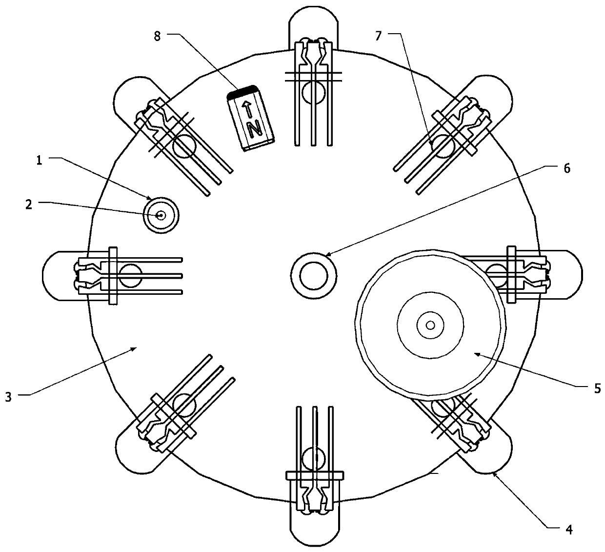 Intelligent sensing navigation mark equipment and early warning method thereof