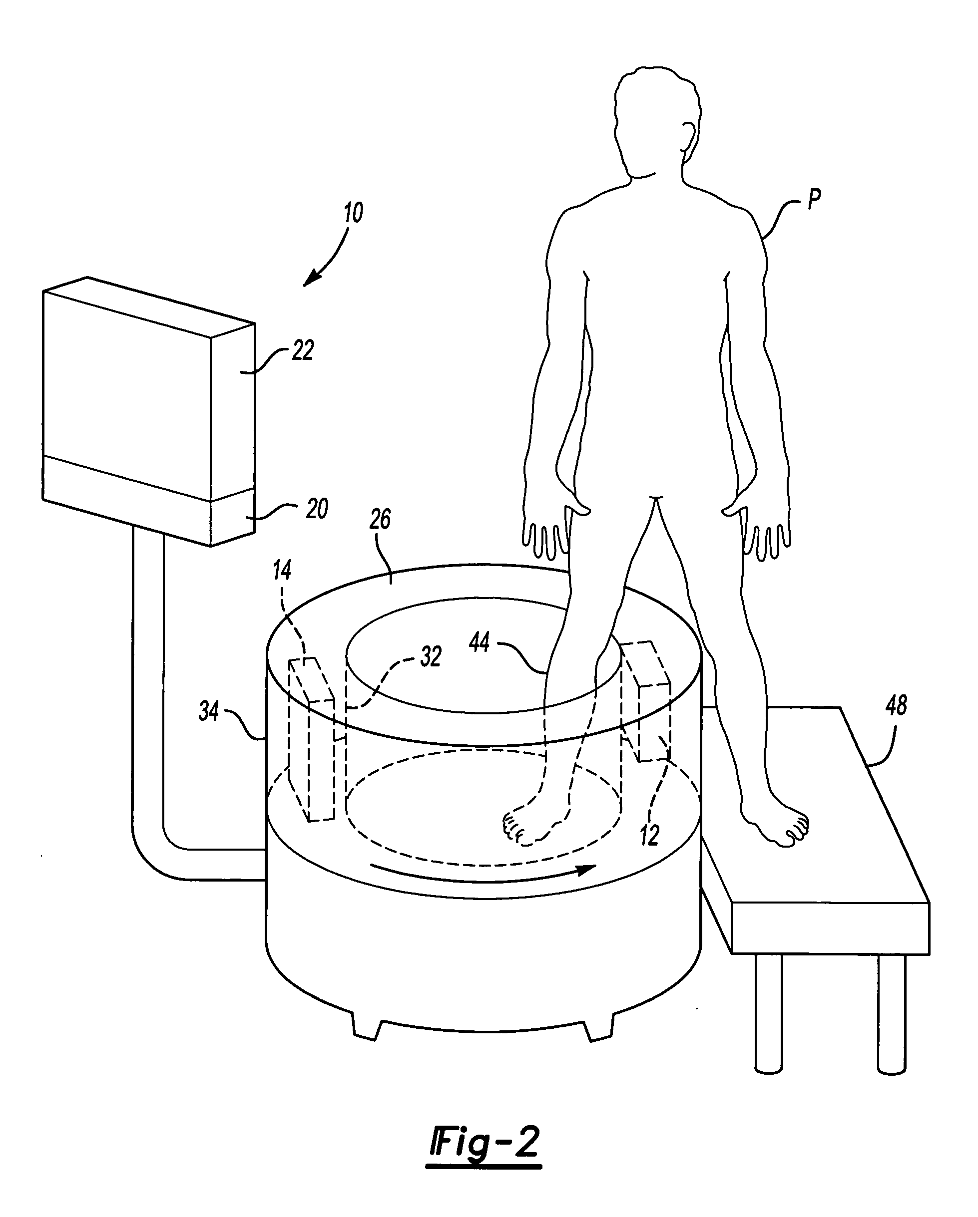 CT scanner for lower extremities