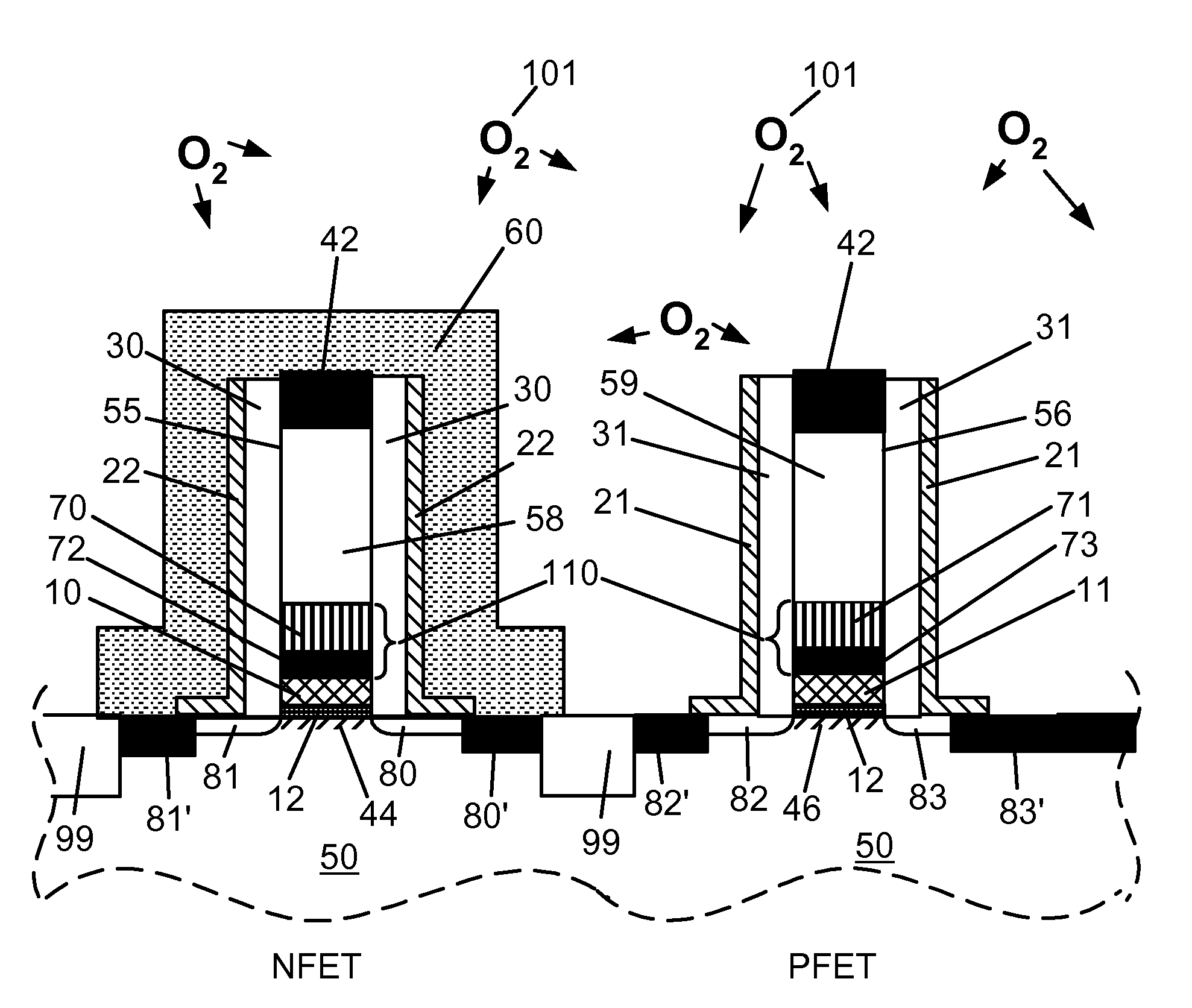 Low Power Circuit Structure with Metal Gate and High-k Dielectric