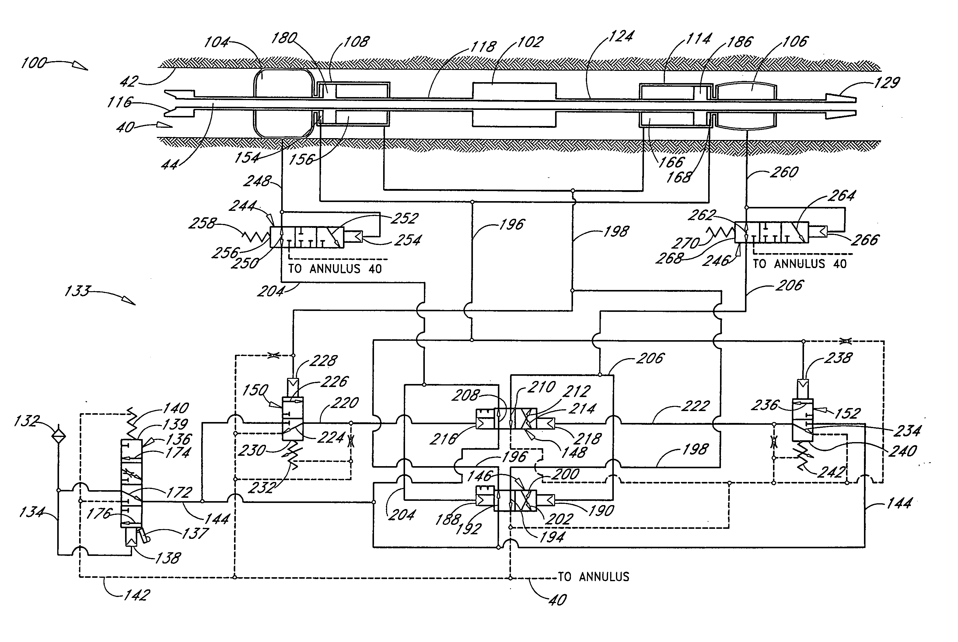 Tractor with improved valve system