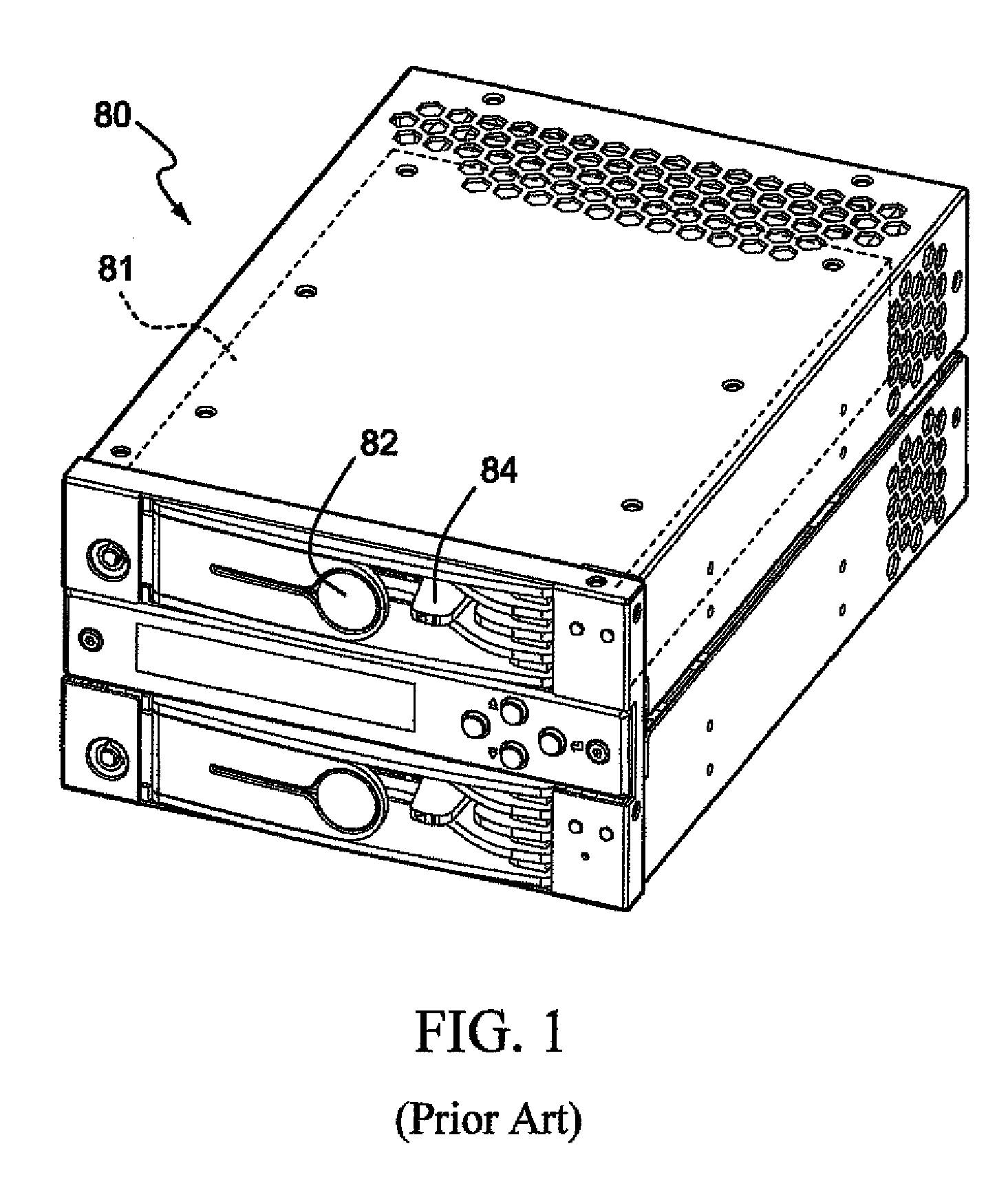 Removable hard disk module