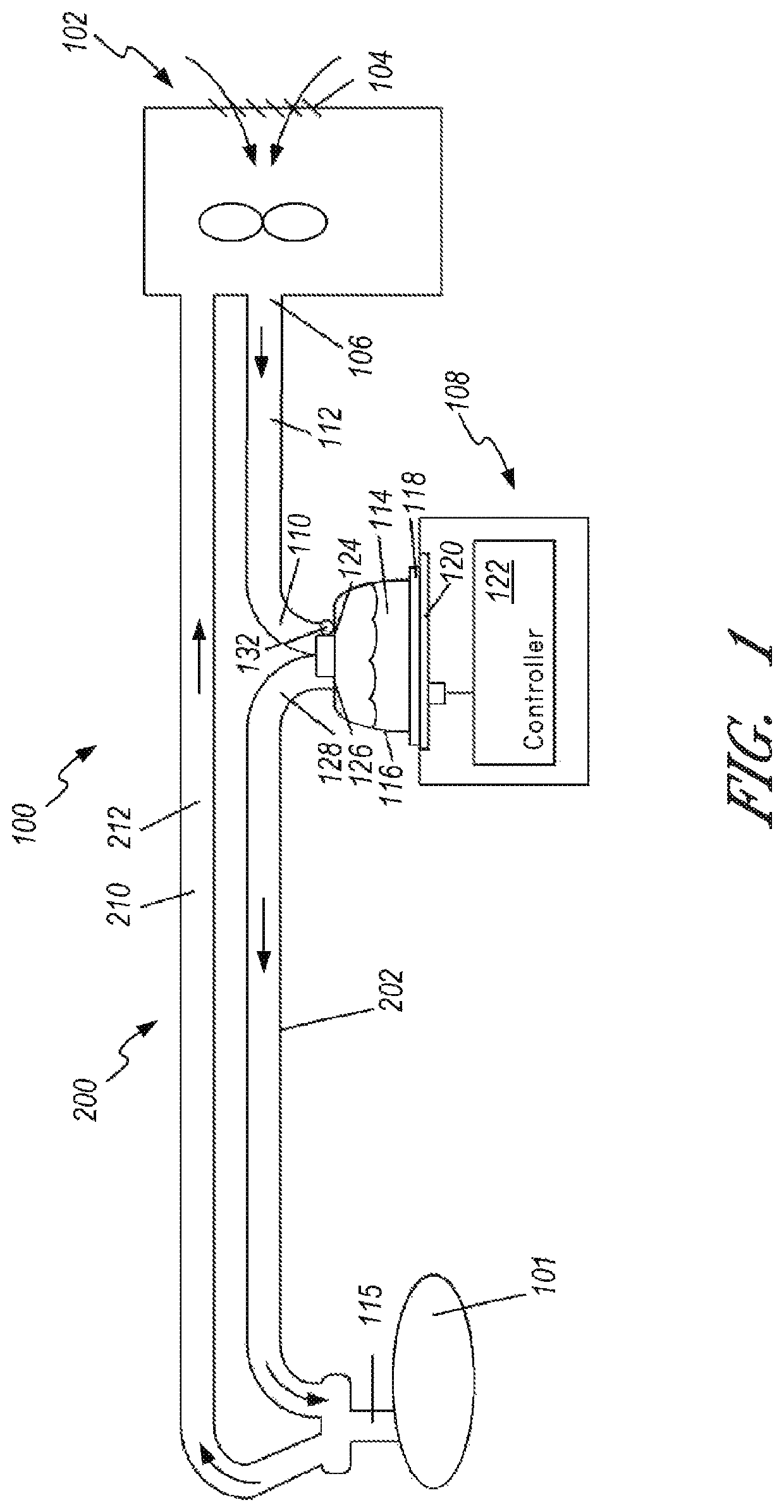 Drying expiratory limb with tailored temperature profile and multi-lumen configuration