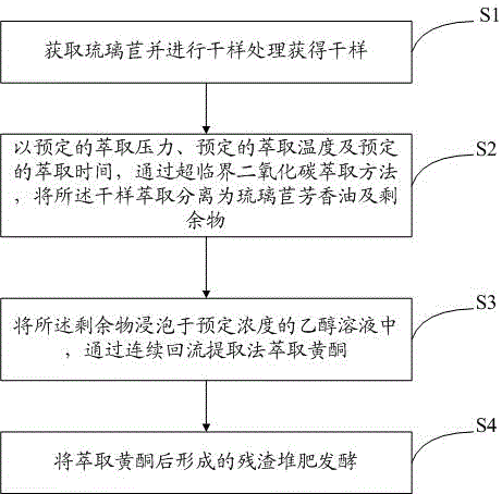 Borage deeply processing method and deeply processed products thereof