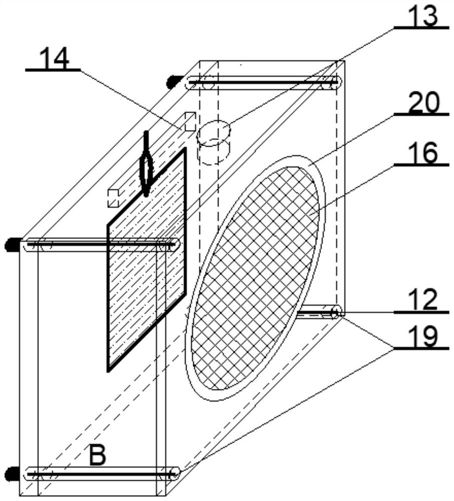 Device and method for treating anaerobic digestion wastewater and recycling nitrogen and phosphorus resources through continuous operation of magnesium-air battery