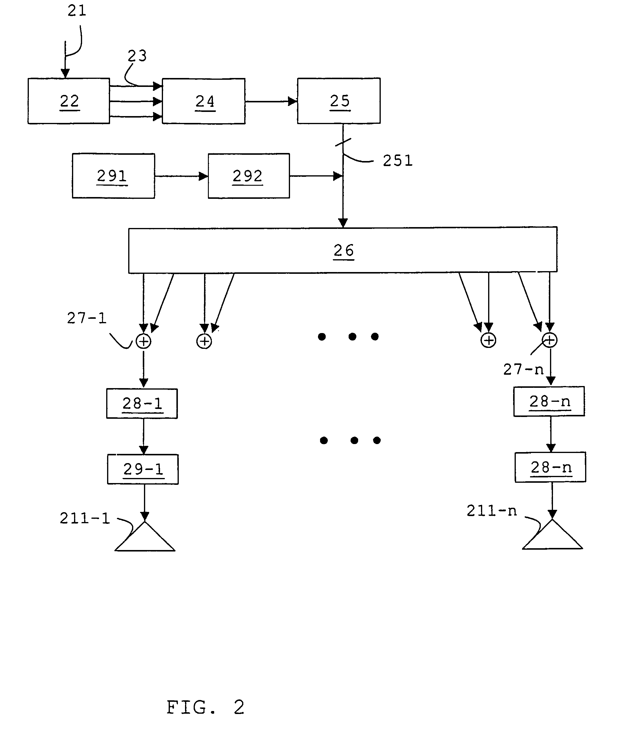 Signal processing device for acoustic transducer array