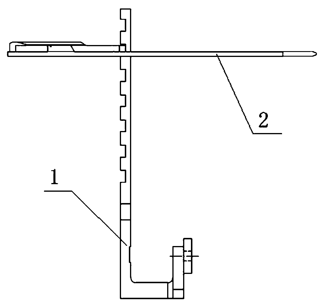 Combined centering type blade mounting angle measurement device