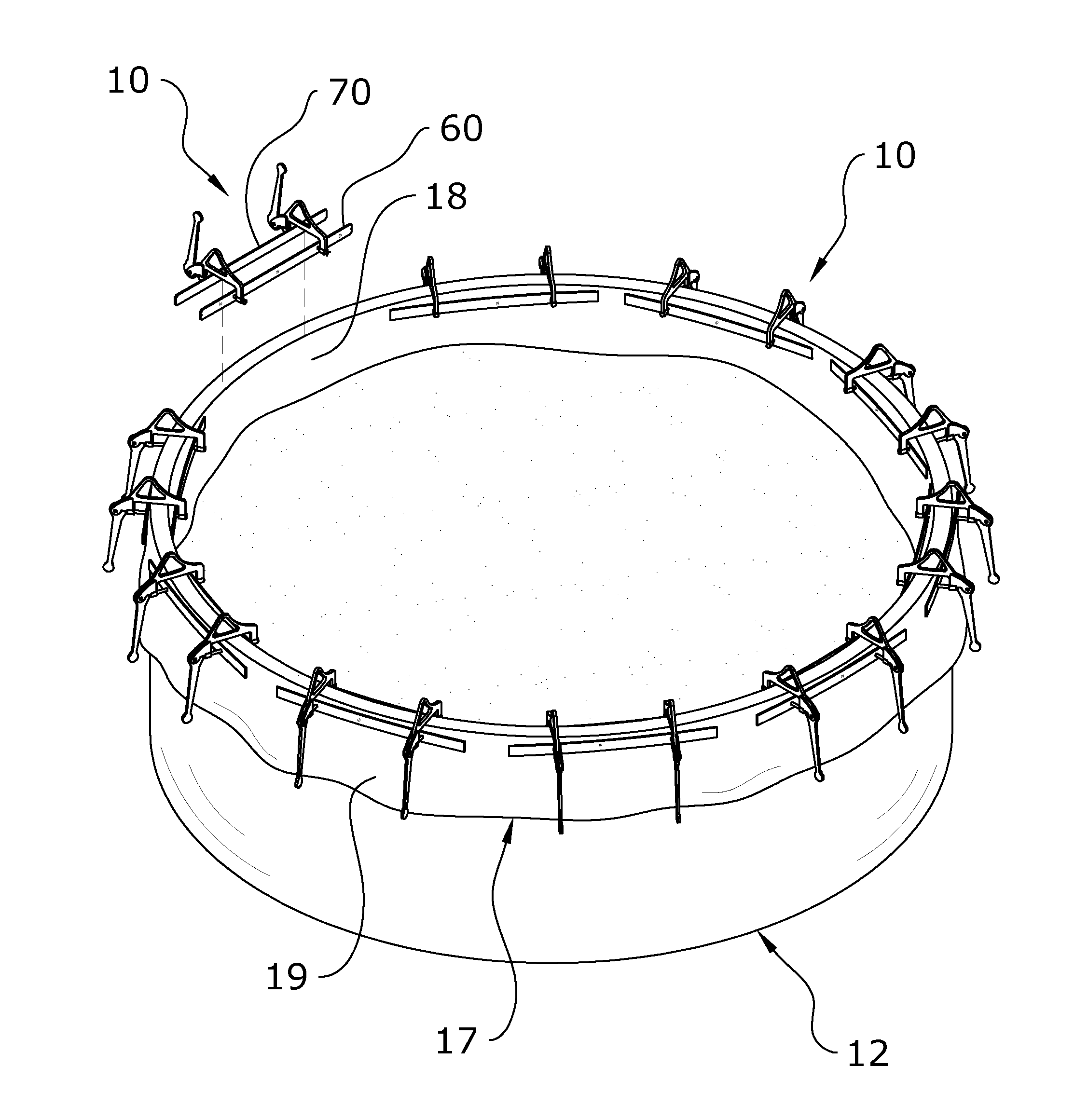 Tank Liner Clamp System