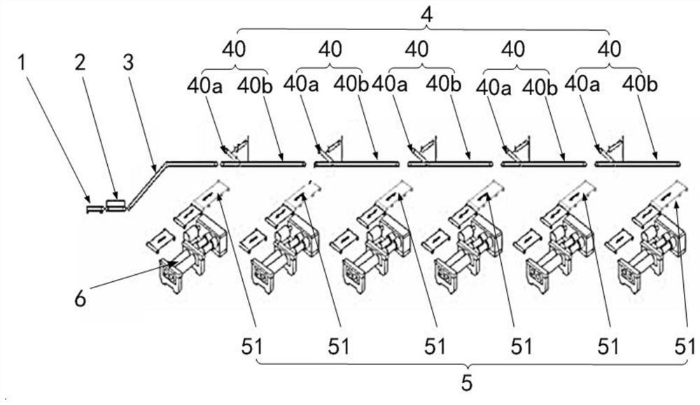 Automatic feeding device for return rubber