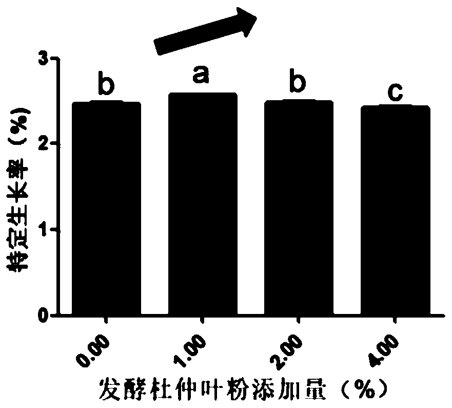 Preparation method and application of eucommia ulmoides fermentation product