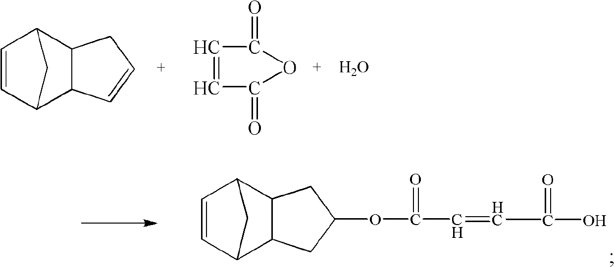 Dicyclopentadiene type unsaturated polyester modified by tung oil, and preparation method and application thereof