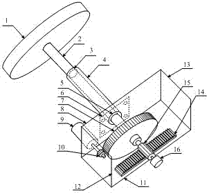 Rack-limiting and motor-driven driving simulation device steering device