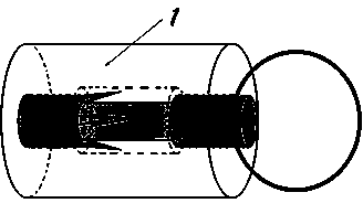 Red wine cork capable of being removed fast