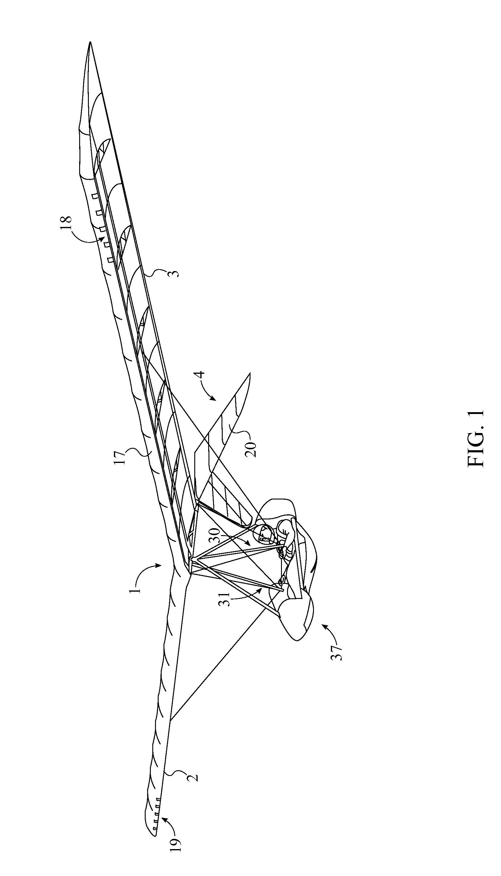 Partially-Inflated Rigid-Structure Glider