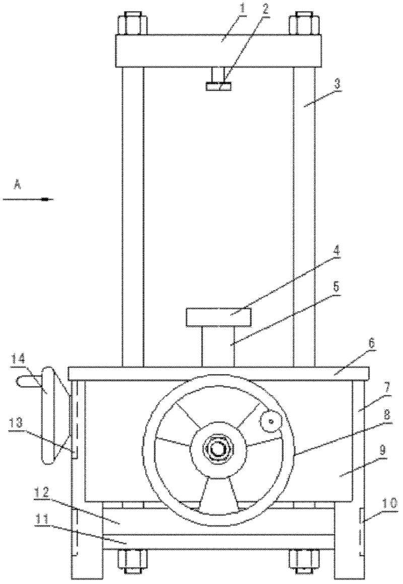 Pressure test calibration mechanical loading device for earthwork testing